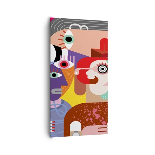 Impression sur toile - Image sur toile - Nous par M. Picasso - 65x120 cm