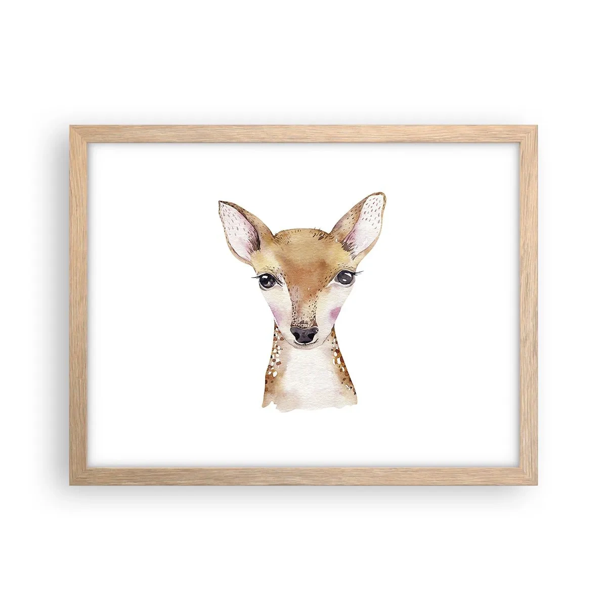 Affiche dans un chêne clair - Poster - L'innocence de la nature - 40x30 cm