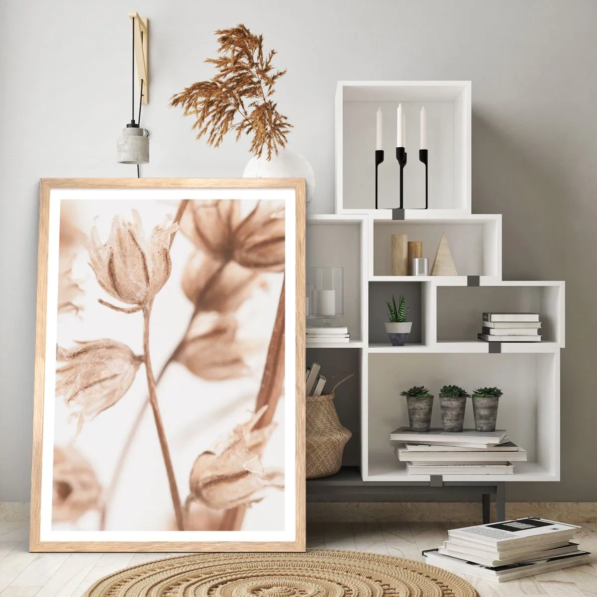 Affiche dans un chêne clair - Poster - Ils appellent à la fin de l'été - 70x100 cm