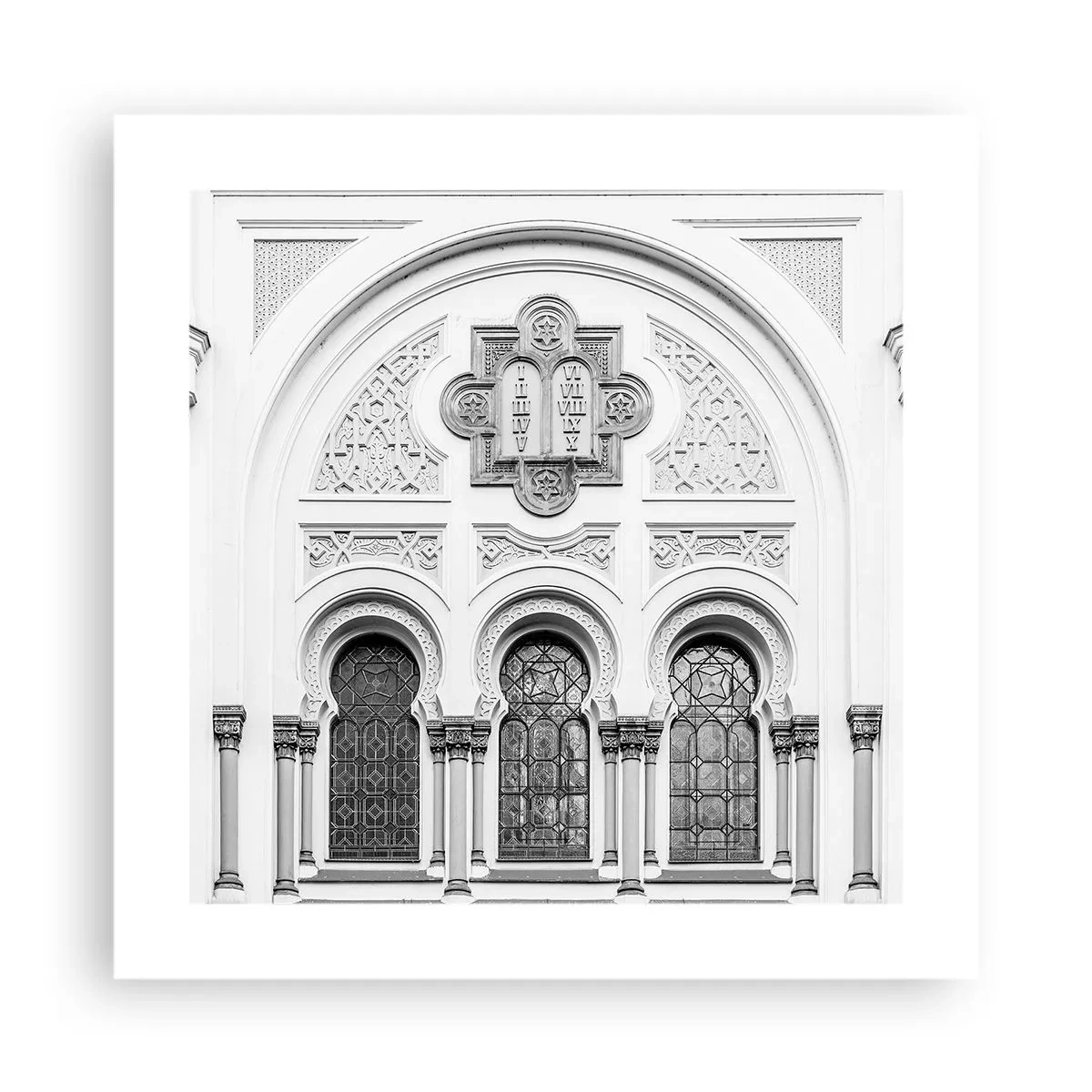 Affiche - Poster - À la frontière des cultures - 40x40 cm