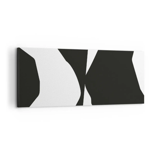 Impression sur toile - Image sur toile - Positif négatif - 100x40 cm