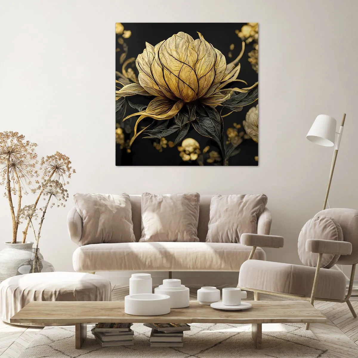 Impression sur toile - Image sur toile - Fragilité subtile - 50x50 cm