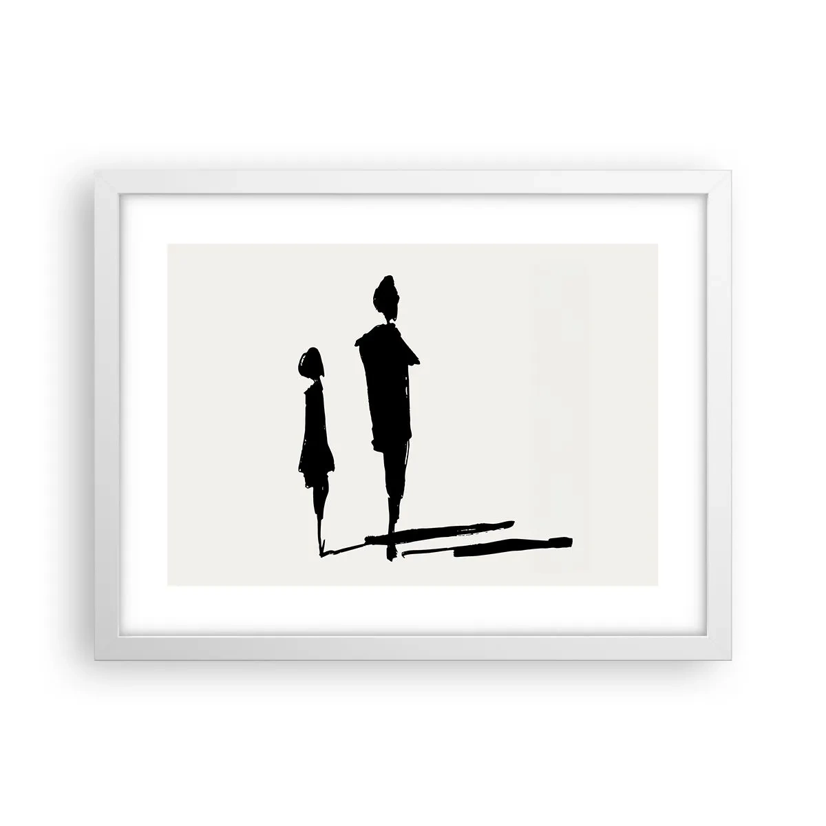 Affiche dans un cadre blanc - Poster - Êtes-vous sûr qu'ils sont ensemble ? - 40x30 cm