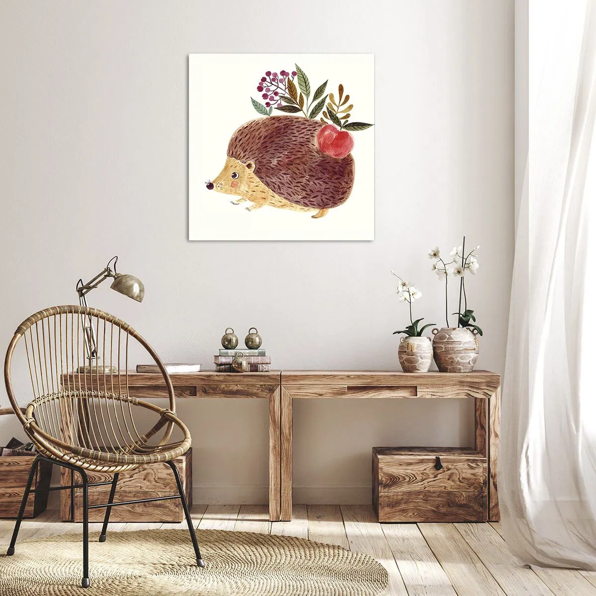 Impression sur toile - Image sur toile - Et tu m’apprécies déjà - 70x70 cm