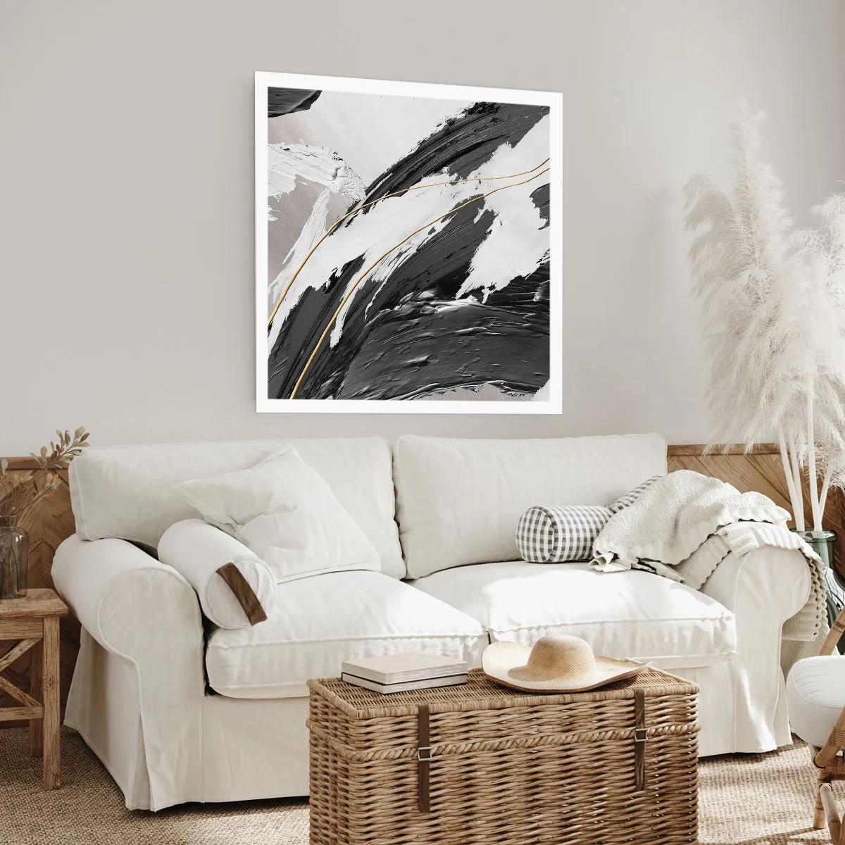 Affiche - Poster - L'abstraction à grande échelle - 30x30 cm