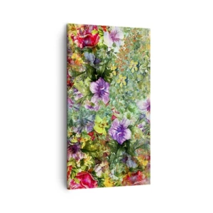 Impression sur toile - Image sur toile - En fleurs pour la perdition - 45x80 cm