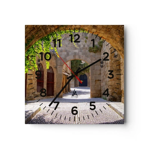 Horloge murale - Pendule murale - Le cortège apparaîtra bientôt - 30x30 cm