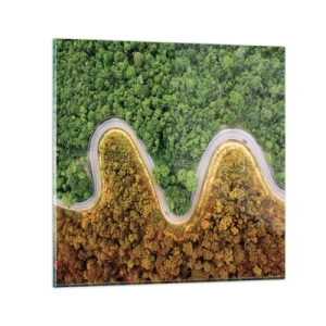 Impression sur verre - Image sur verre - Frontieres et differences - 40x40 cm