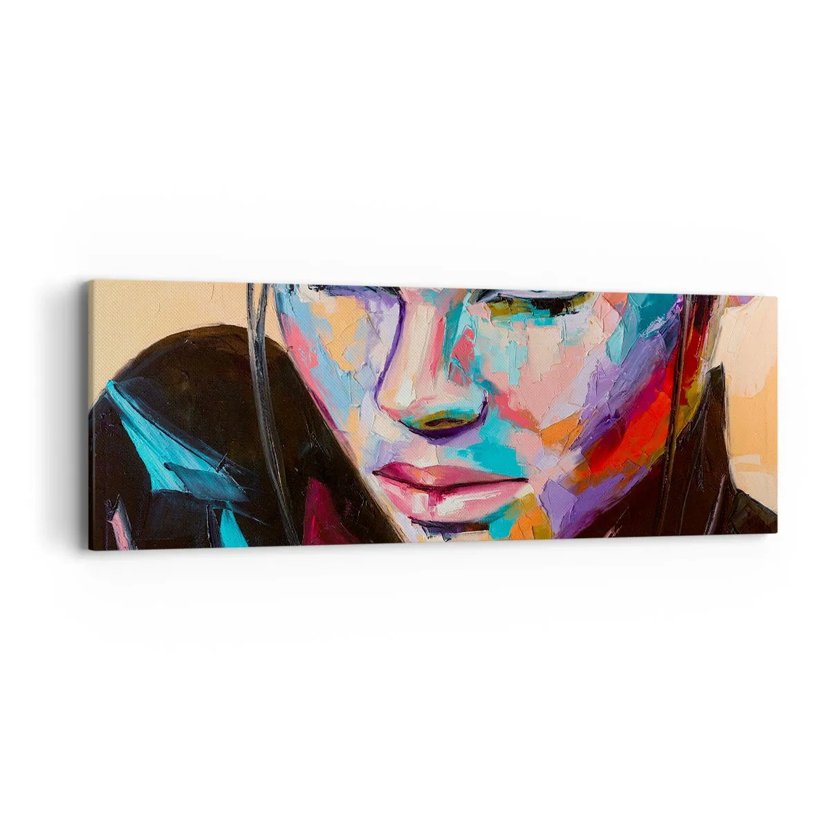 Impression sur toile - Image sur toile - Le coeur sauvageon - 90x30 cm
