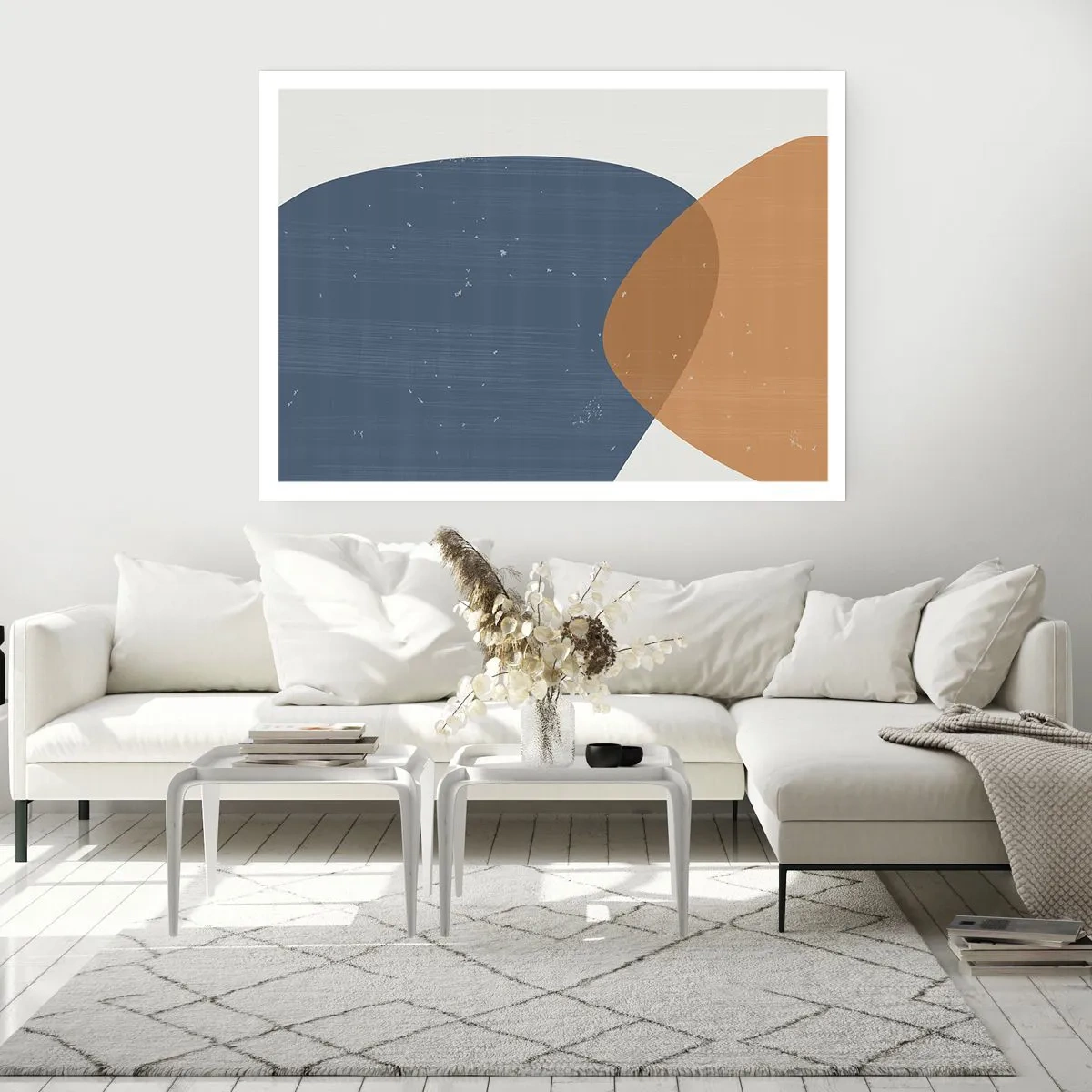 Affiche - Poster - Ovales et influences - 70x50 cm
