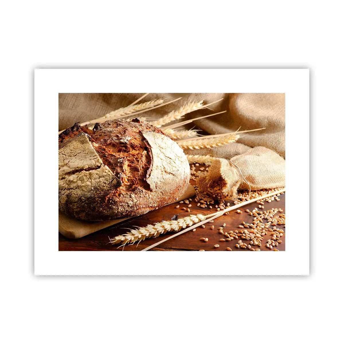 Affiche - Poster - Appétissant, parfumé, croquant - 40x30 cm