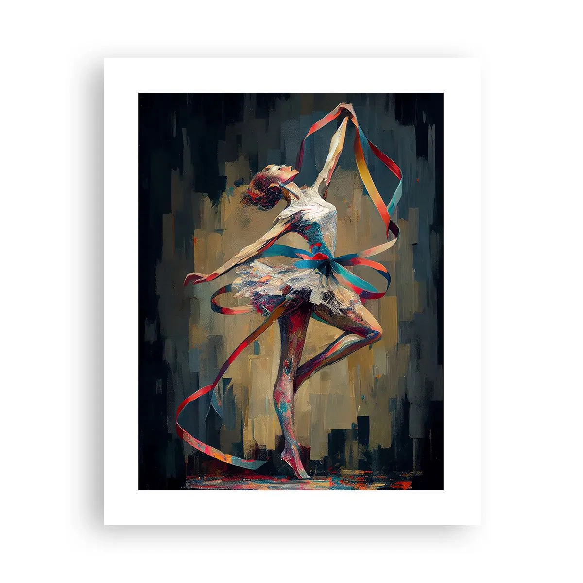 Affiche - Poster - Danse du ruban - 40x50 cm