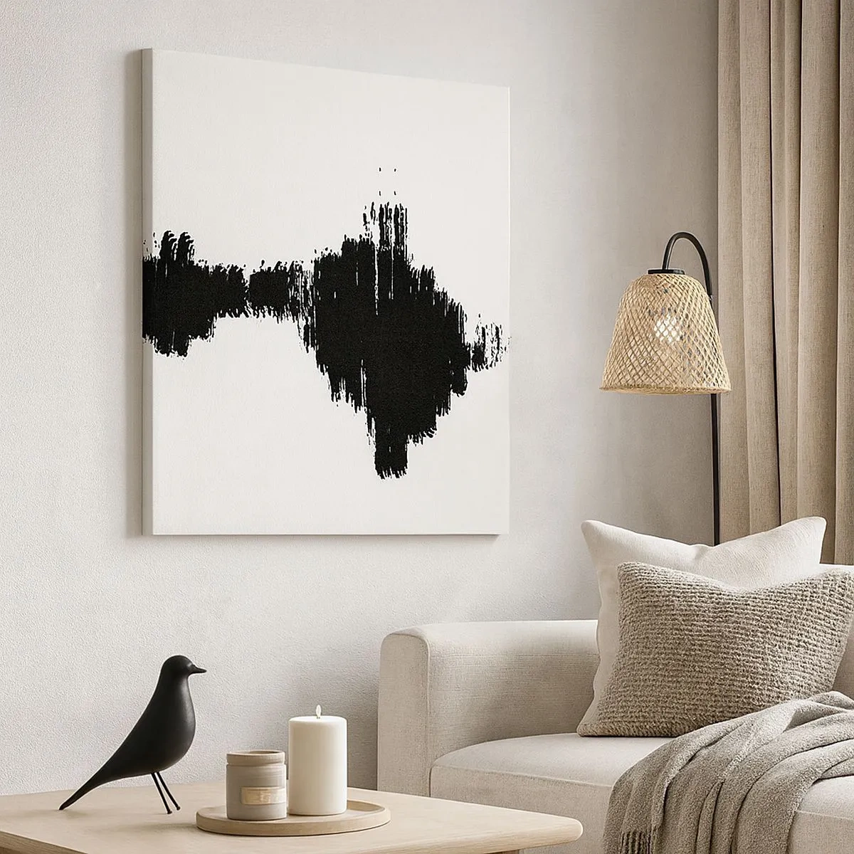 Impression sur toile - Image sur toile - Vibrations de l'imagination - 30x30 cm