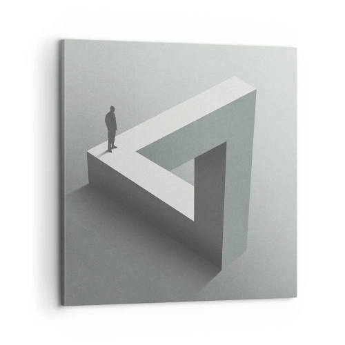 Impression sur toile - Image sur toile - Mais c'est possible - 60x60 cm