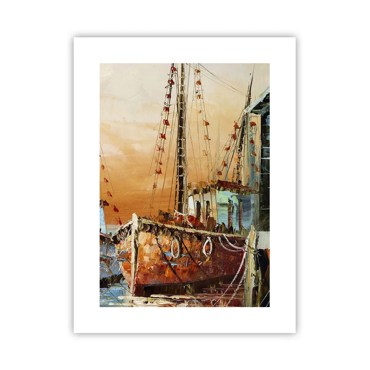 Affiche - Poster - Retour tranquille - 30x40 cm