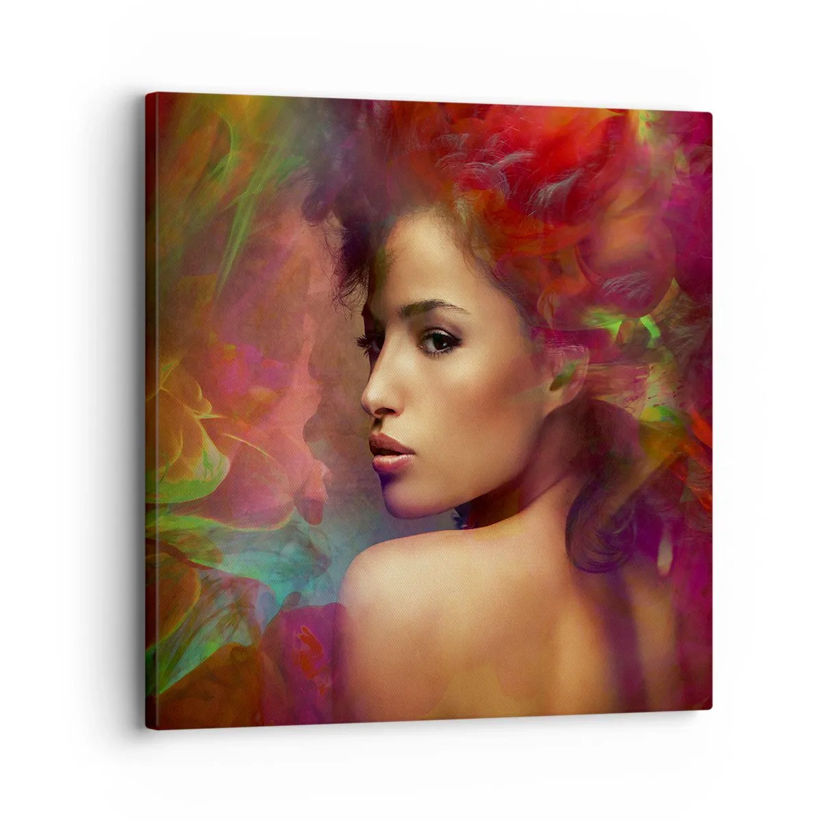 Impression sur toile - Image sur toile - Plus beau qu'un arc-en-ciel, aussi délicat qu'un brouillard - 30x30 cm