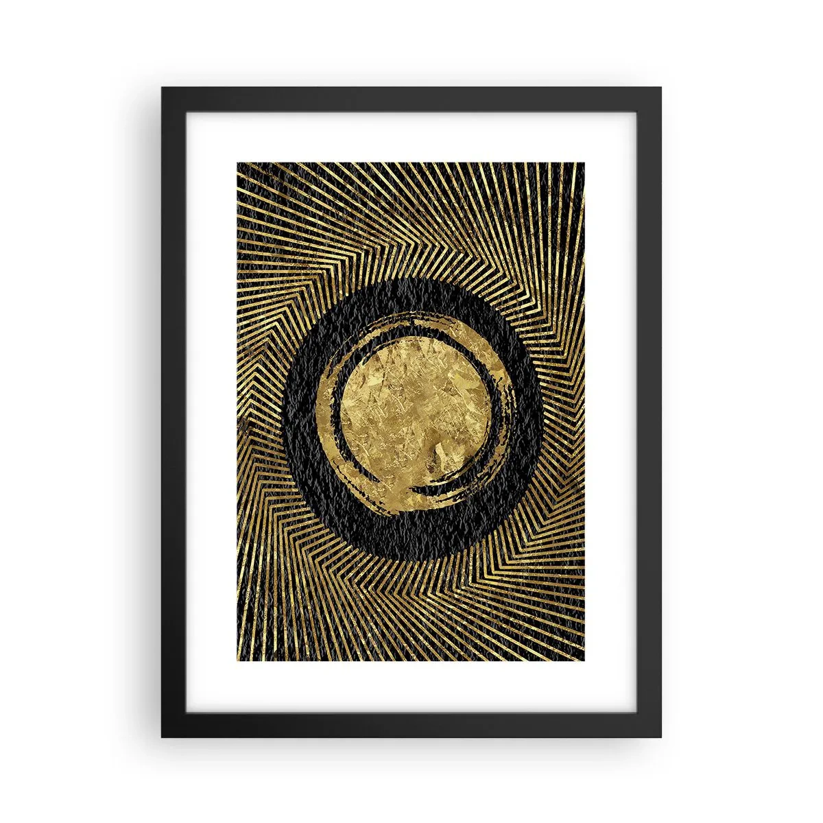 Affiche dans un cadre noir - Poster - Composition glamour - 30x40 cm