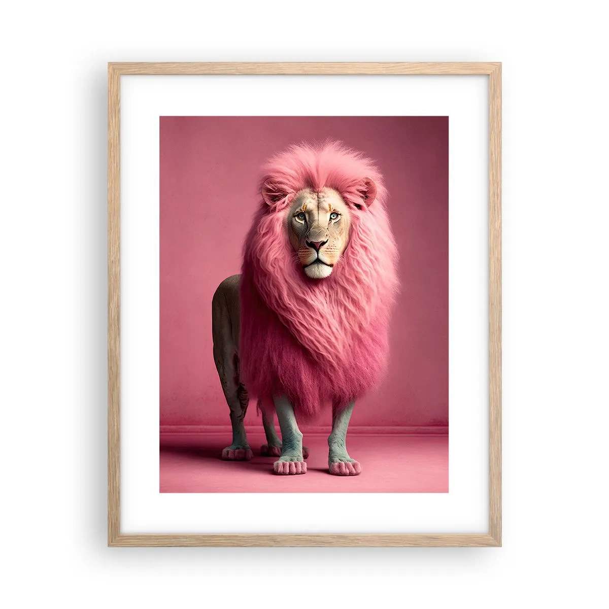 Affiche dans un chêne clair - Poster - Et tu n'as plus peur - 40x50 cm