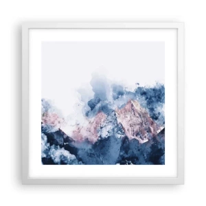 Affiche dans un cadre blanc - Poster - Ce sont des sommets ! - 40x40 cm