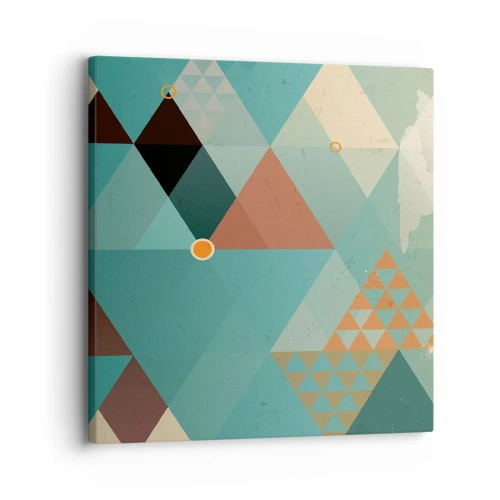 Impression sur toile - Image sur toile - Unité de la multiplicité, multiplicité de l'unité - 30x30 cm