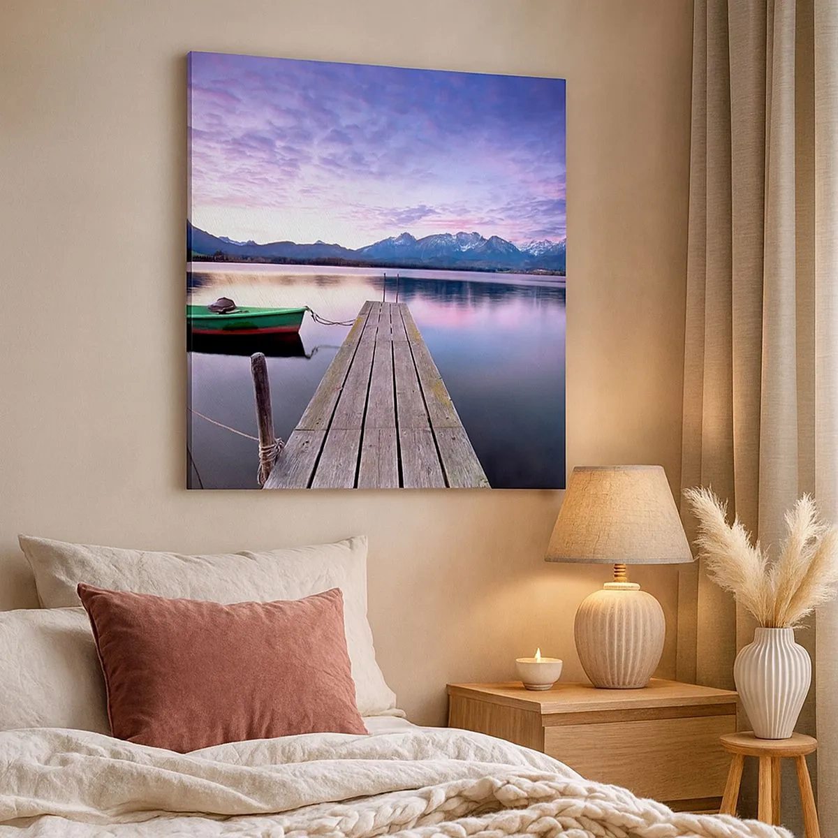 Impression sur toile - Image sur toile - Silence amical - 30x30 cm