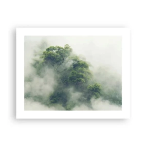 Affiche - Poster - Enveloppé de brouillard - 50x40 cm