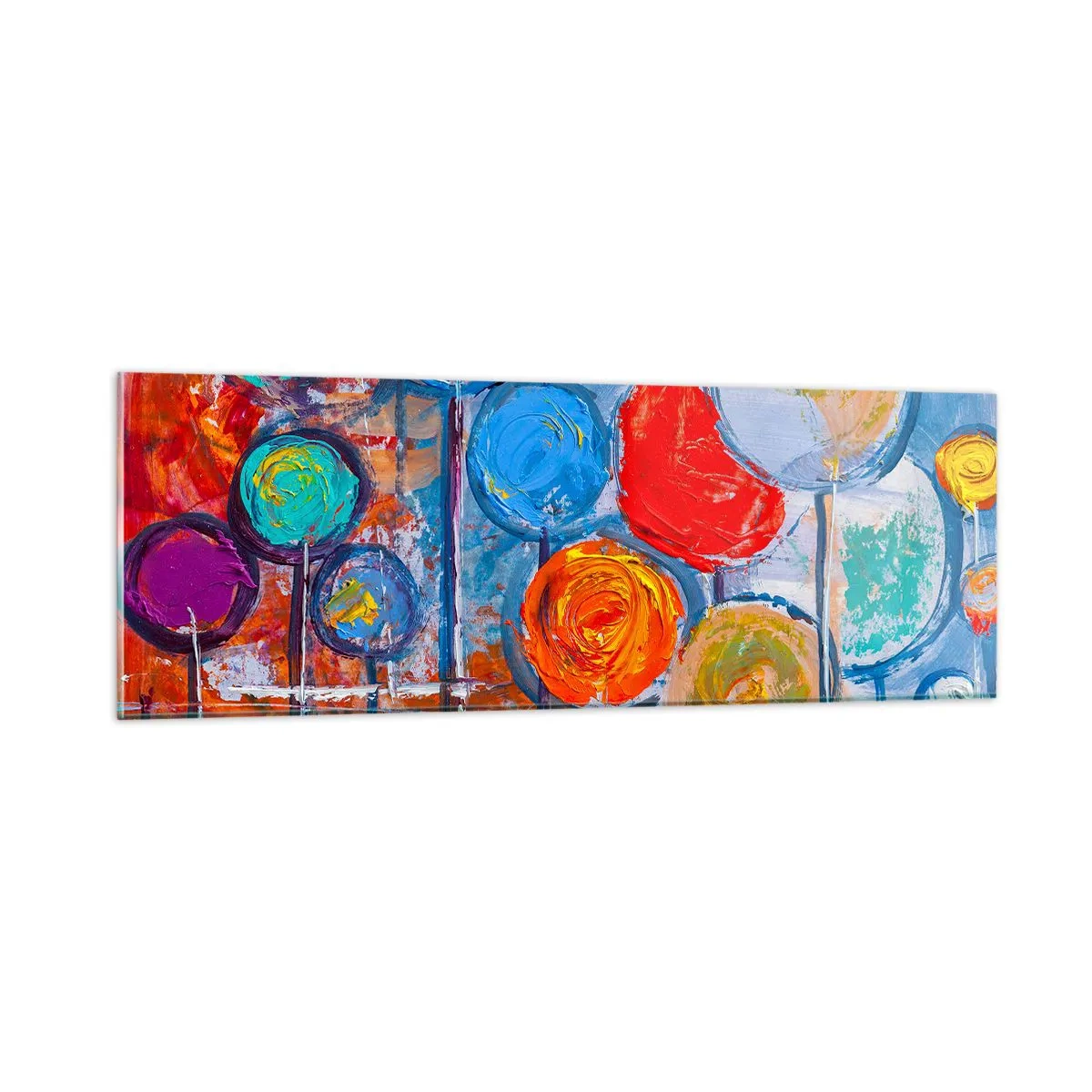 Impression sur verre - Image sur verre - Miracles sur le bâton - 90x30 cm