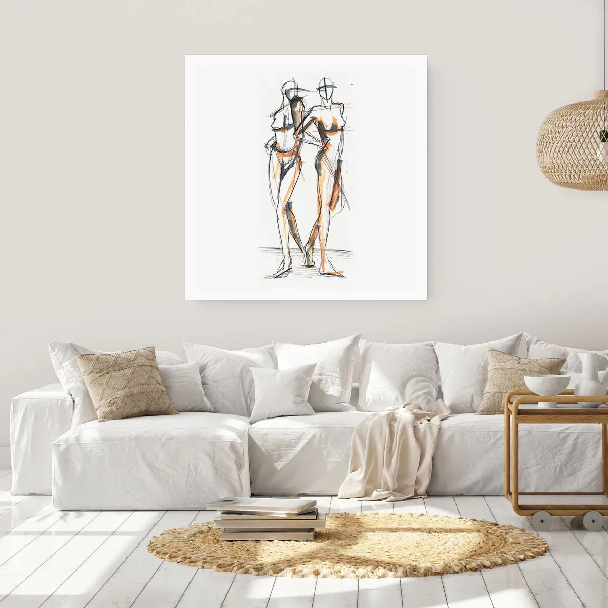 Affiche - Poster - Étude de la grâce - 60x60 cm