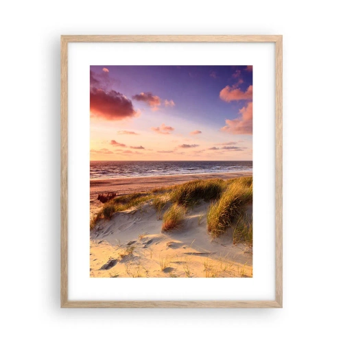 Affiche dans un chêne clair - Poster - L'air sent déjà l'été - 40x50 cm