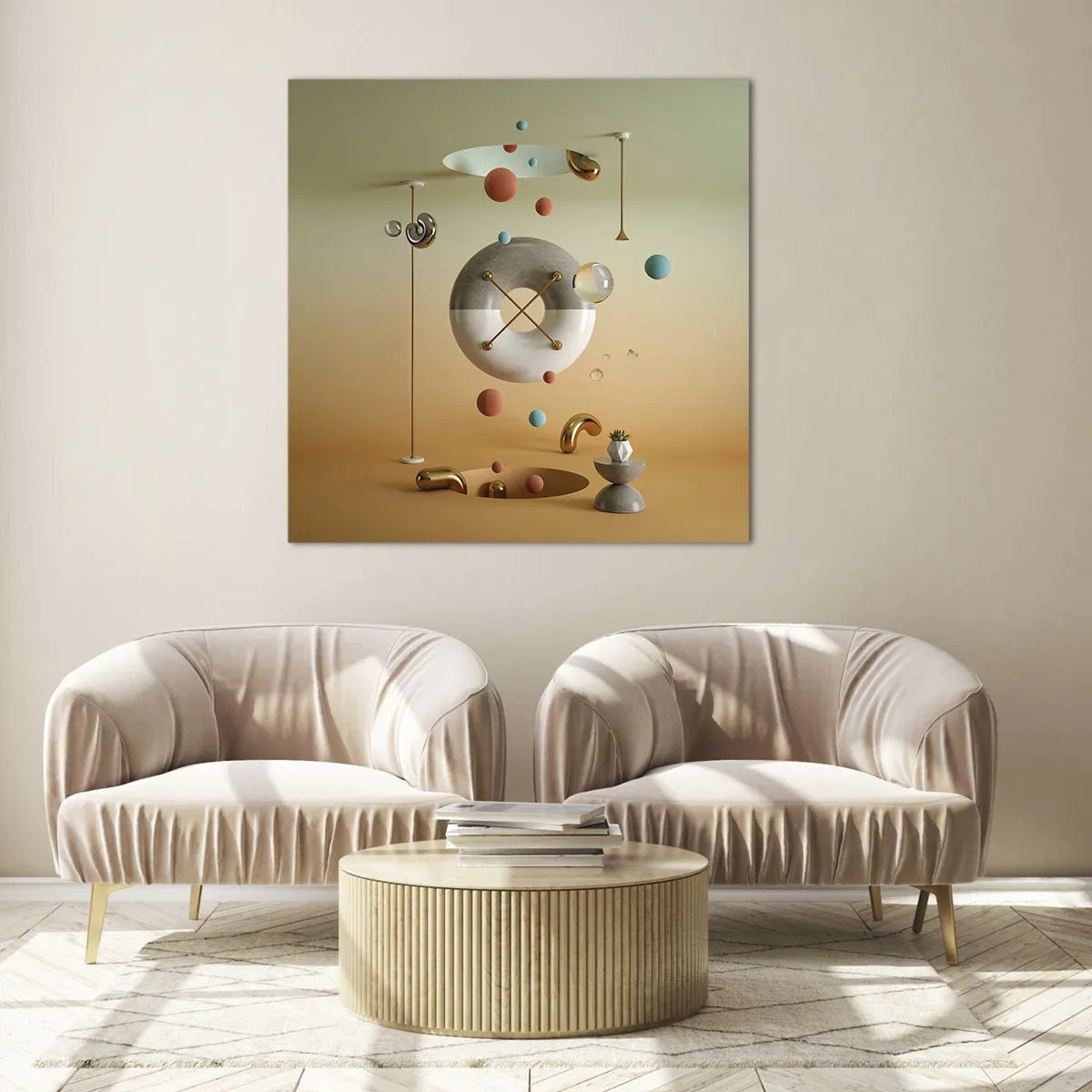 Impression sur verre - Image sur verre - Tout peut arriver - 40x40 cm