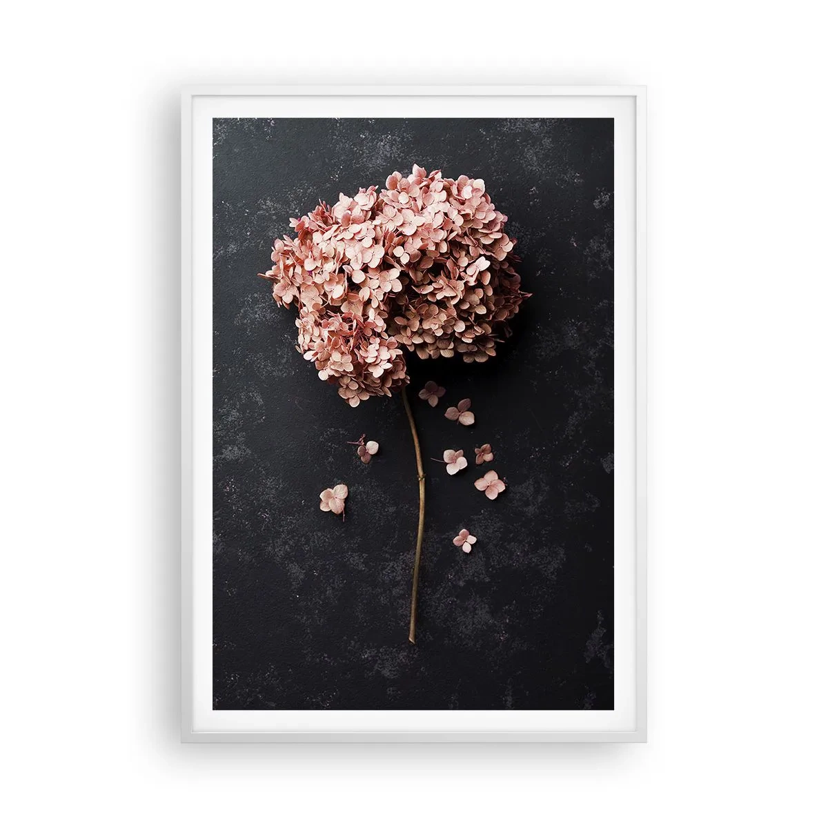 Affiche dans un cadre blanc - Poster - Un signe vraiment romantique - 70x100 cm