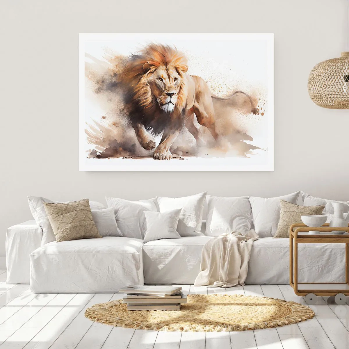 Affiche - Poster - Le roi bougea - 50x40 cm