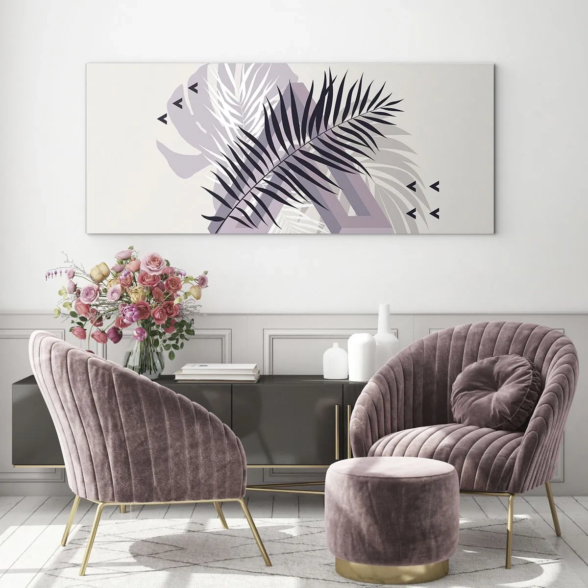 Impression sur verre - Image sur verre - L'ombre de l'obscurité - 100x40 cm