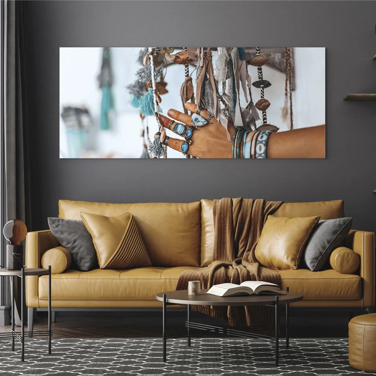 Impression sur verre - Image sur verre - Trésor local - 90x30 cm