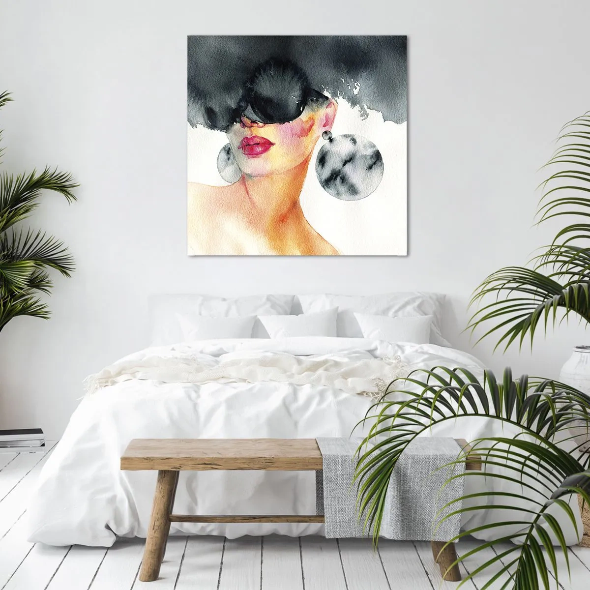 Impression sur toile - Image sur toile - Secret de l'élégance - 40x40 cm