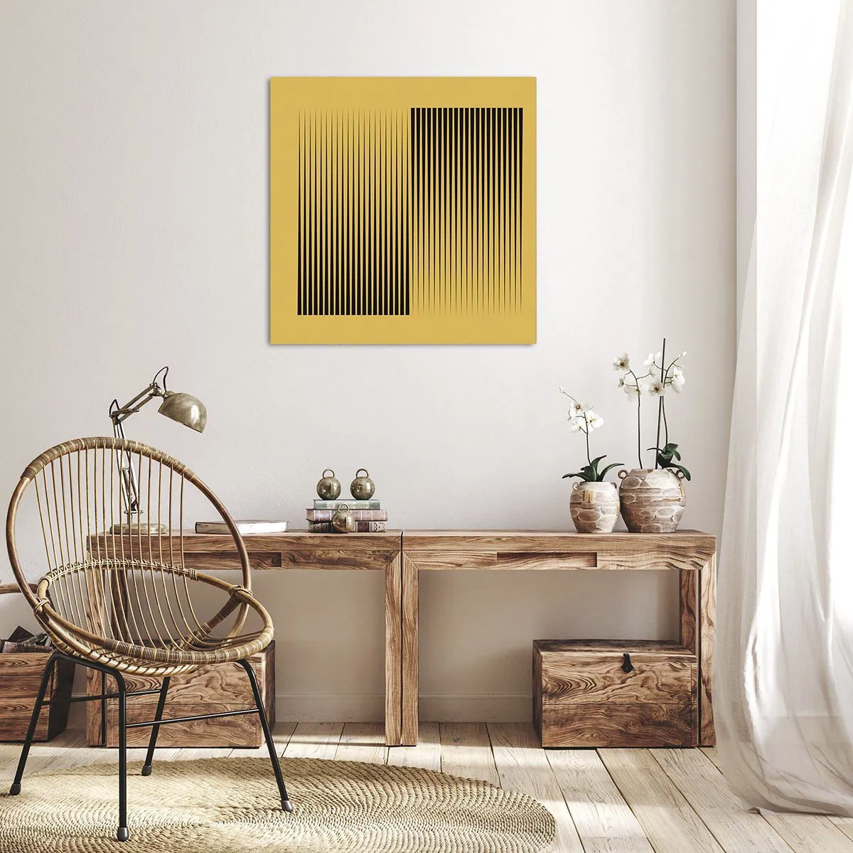 Impression sur toile - Image sur toile - Cadre opposé - 40x40 cm
