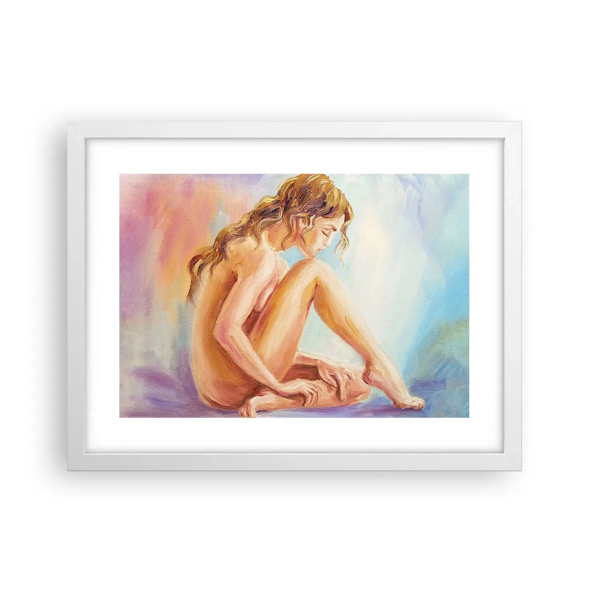 Affiche dans un cadre blanc - Poster - Acte de jeunesse - 40x30 cm