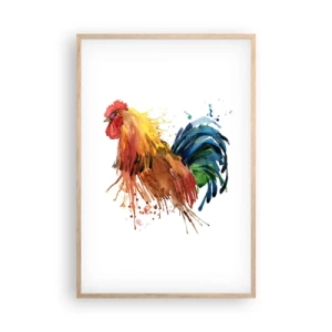 Affiche dans un chêne clair - Poster - Robe royale, fierté royale - 61x91 cm