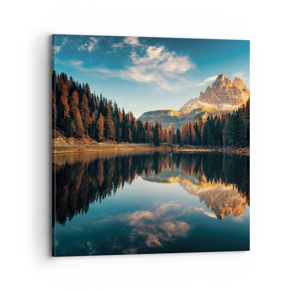 Impression sur toile - Image sur toile - Double paysage - 70x70 cm