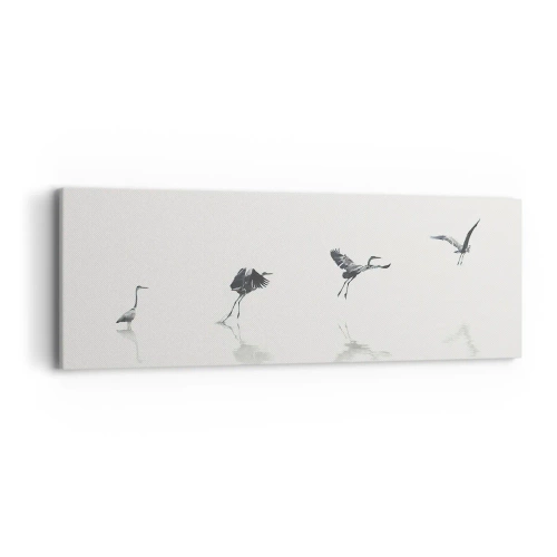 Impression sur toile - Image sur toile - Quatre étapes simples - 90x30 cm