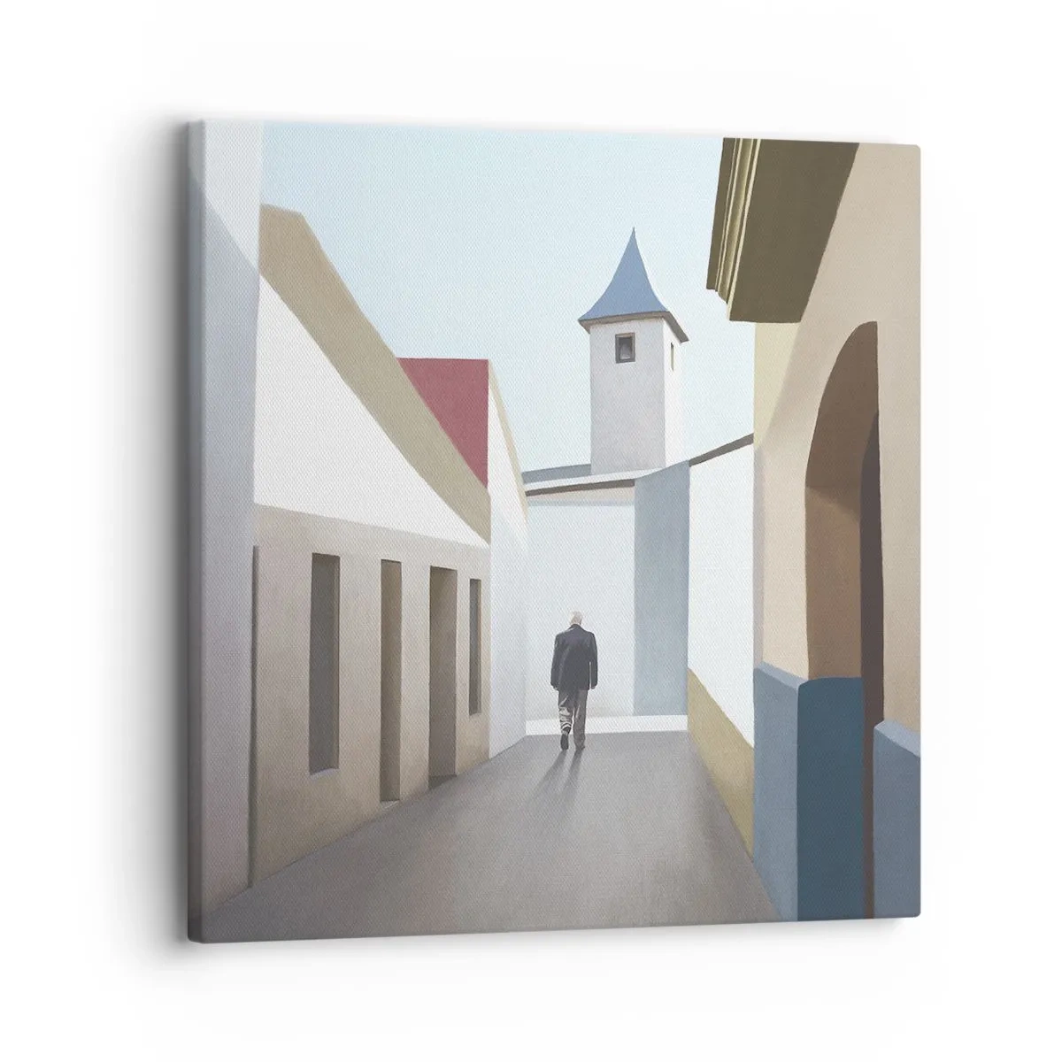 Impression sur toile - Image sur toile - Une promenade ensoleillée - 30x30 cm