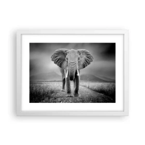 Affiche dans un cadre blanc - Poster - Les hôtes vous saluent - 40x30 cm