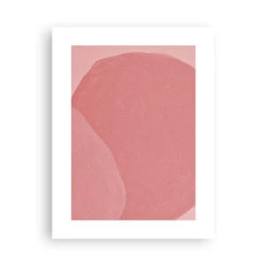 Affiche - Poster - Composition organique en rose - 30x40 cm