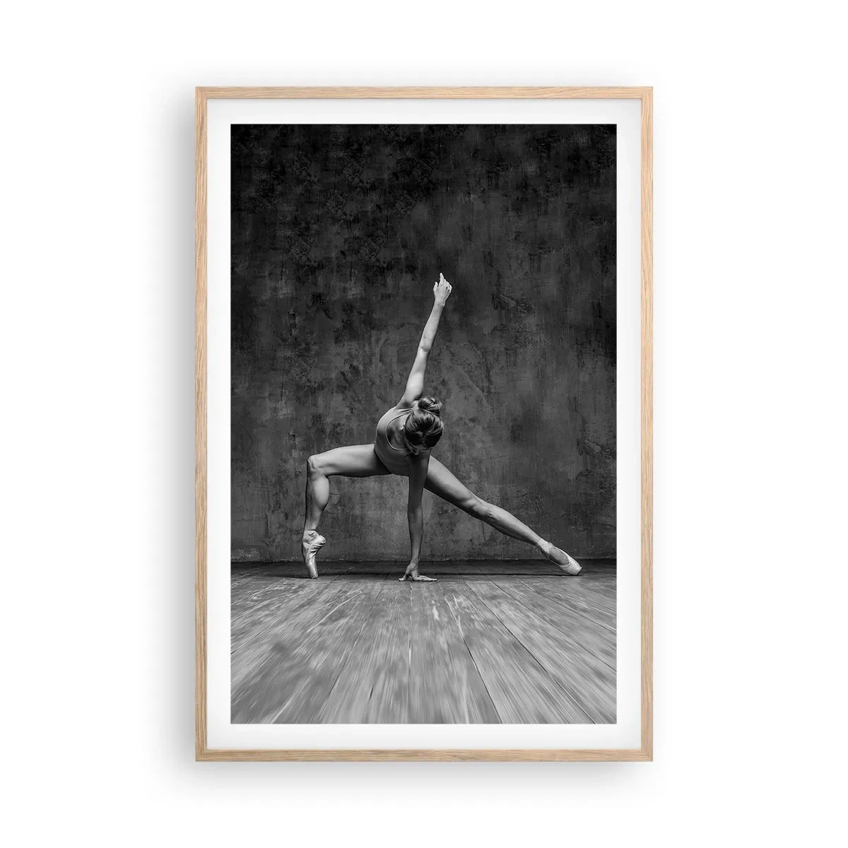 Affiche dans un chêne clair - Poster - Balance idéale - 61x91 cm