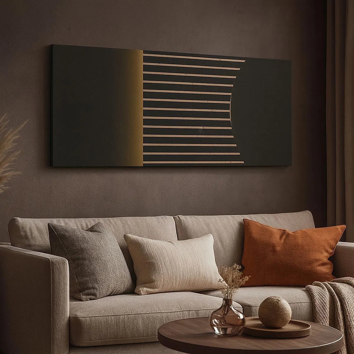 Impression sur toile - Image sur toile - Explorez les ténèbres - 100x40 cm