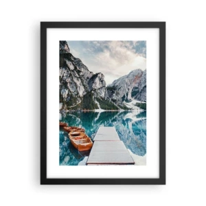 Affiche dans un cadre noir - Poster - On va te montrer la beauté - 30x40 cm