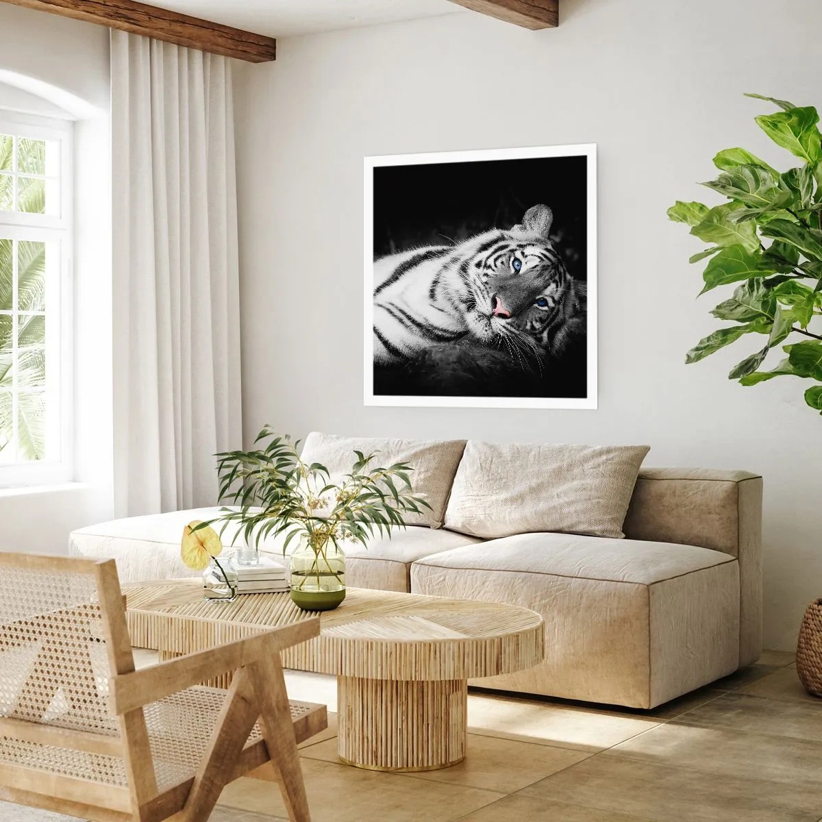 Affiche - Poster - Sauvagerie et paix - 50x50 cm