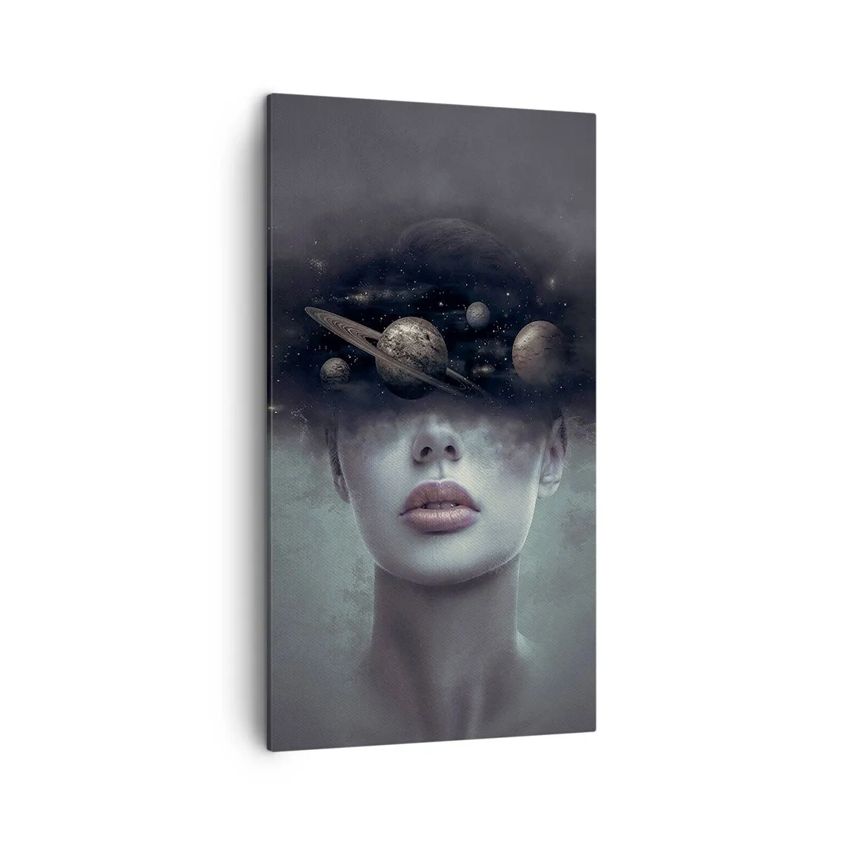 Impression sur toile - Image sur toile - Et les planètes deviennent folles... - 45x80 cm