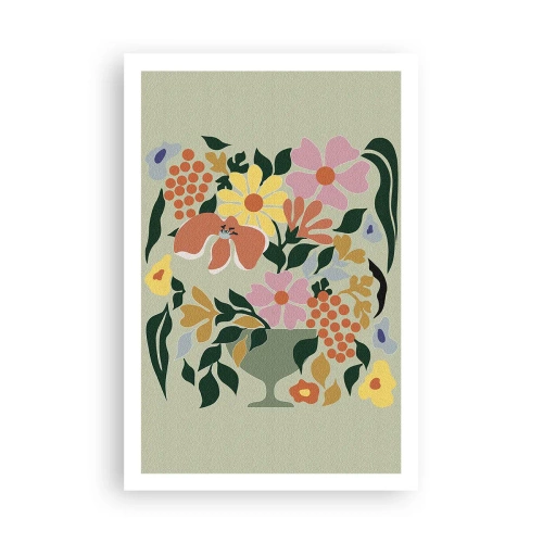 Affiche - Poster - Un bouquet plein de vie - 61x91 cm