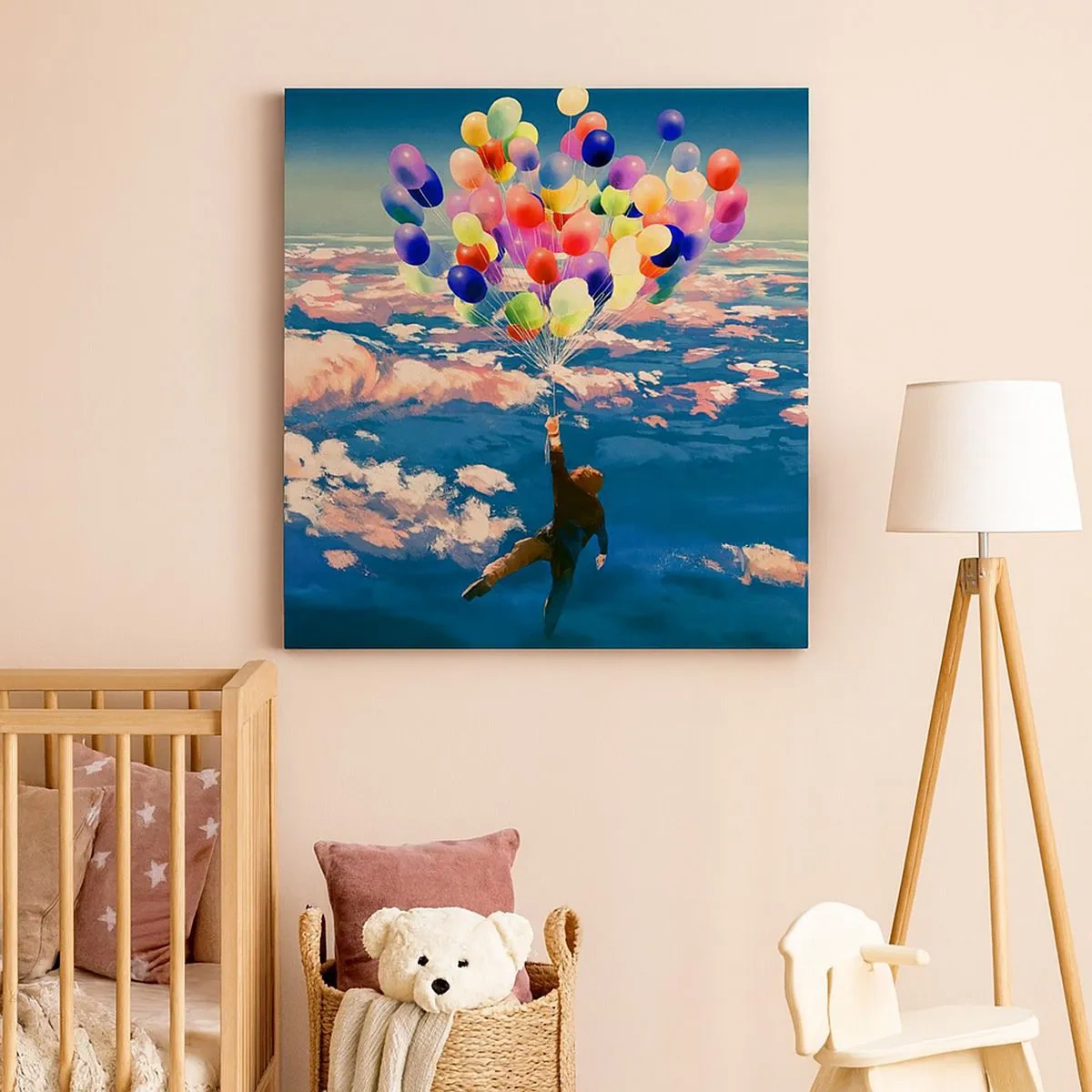 Impression sur toile - Image sur toile - Un rêve d'enfant devenu réalité - 30x30 cm